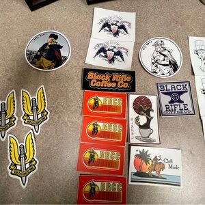BLACK RIFLE COFFEE lot Sticker Set - Multicolor